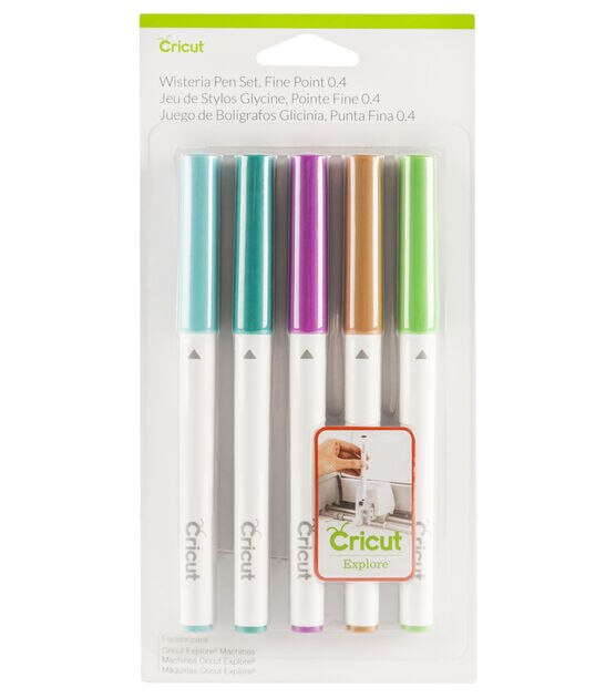 Cricut 0.4mm Wisteria Fine Point Pens 5ct