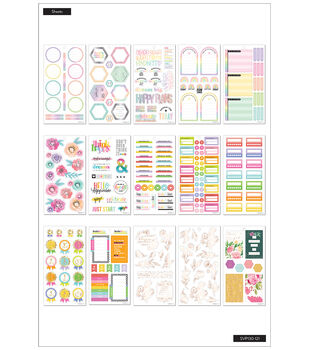 688pc Happy Brights Happy Planner Stickers