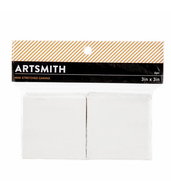 Mont Marte Mini Canvas 6x8cm Stretched Small Canvas& Primed Plastic Frame 2pcs Shrinked- 36 Pack Ideal for Miniature Paintings and Place Cards