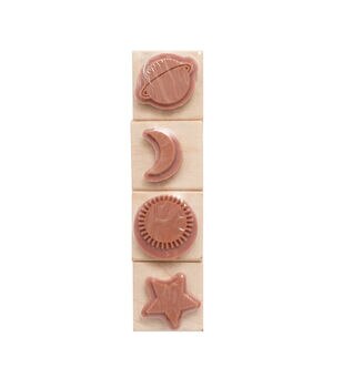 American Crafts Wooden Stamp Thank You