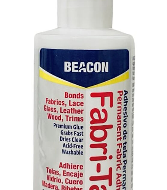 Fabri-Tac Permanent Adhesive, 4 oz. Bottle - Sam Flax Atlanta