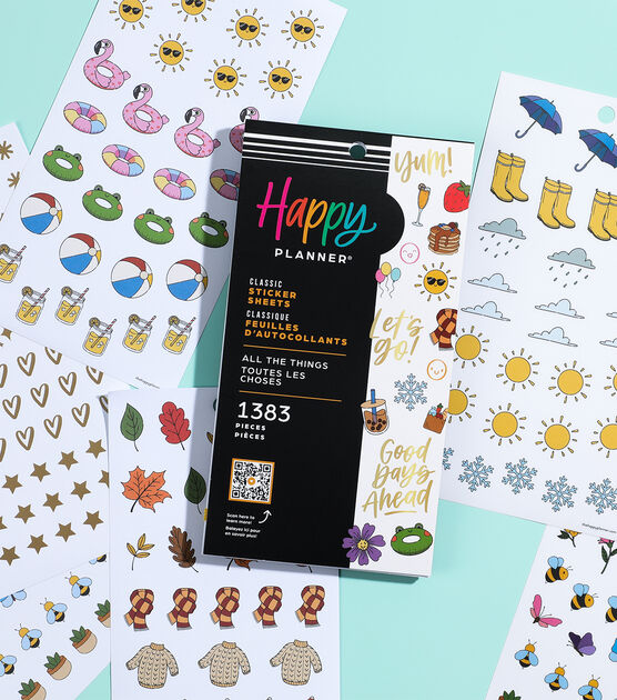 1383pc All the Things Happy Planner Stickers, , hi-res, image 7