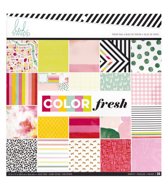 Download Heidi Swapp Color Fresh 36 sheet 12''x12'' Paper Pad | JOANN