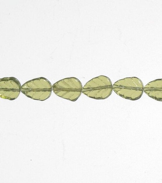 7x22mm Crystal Leaf Beads, Leaf Pendant Glass Beads