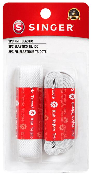 Pack of 3 Assorted Widths Sewing Elastic - Stationery Wholesale