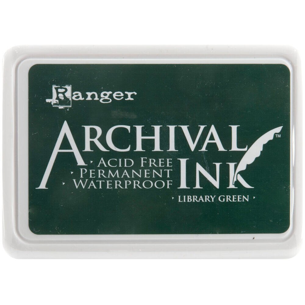 Archival Inkpad, Library Green, swatch