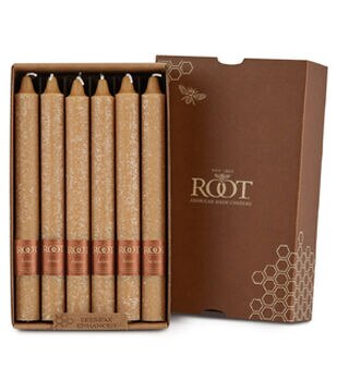 ROOT Candles 9 Unscented Smooth Arista Taper Candles 12ct