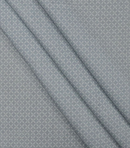 Blue Distressed Lattice Quilt Cotton Fabric by Keepsake Calico, , hi-res, image 2