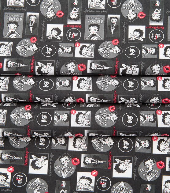 Betty Boop Classic Cotton Fabric, , hi-res, image 3