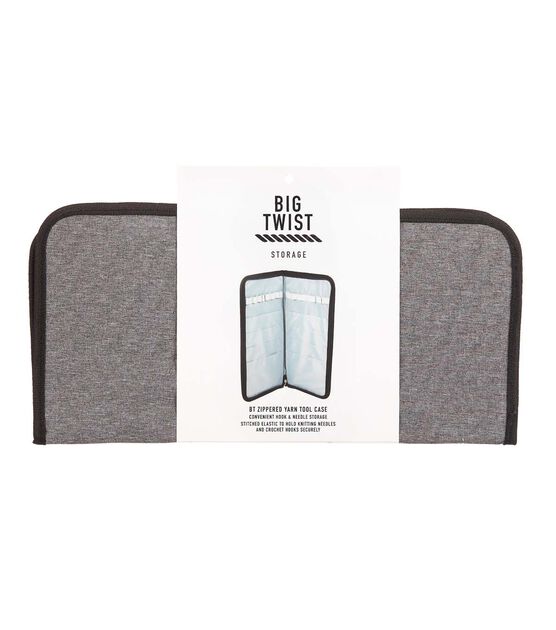8 x 17 Gray Rectangle Knitting Pin Folder by Big Twist