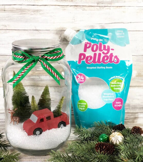 Poly Pellets Weighted Stuffing Beads 8 oz bags lot of 3 sealed new