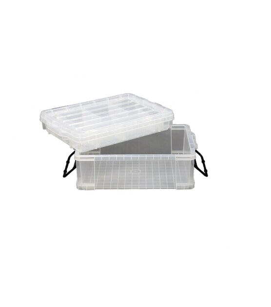 Top Notch 17 x 13 Tall Durable Stacker Plastic Storage Bin - Plastic Storage - Storage & Organization