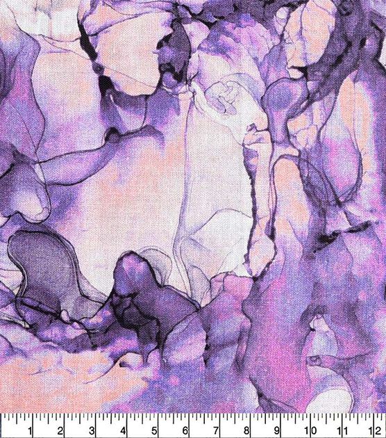 18" x 21" Purple Dye Quilt Cotton Fabric Quarter by Keepsake Calico, , hi-res, image 3