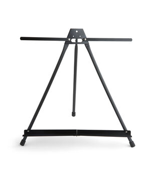 SMALL Mini Miniature Wooden EASEL Artist Art Stand Foldable - 5x3 - Black