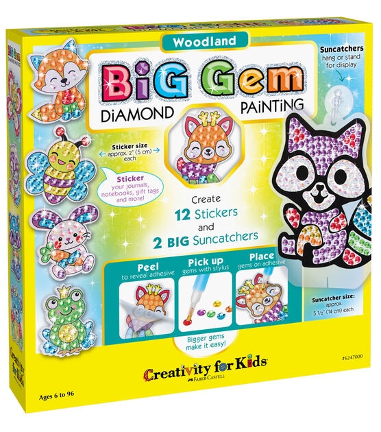 Gem Diamond Painting Kit for Kids Diamond Painting Stickers with