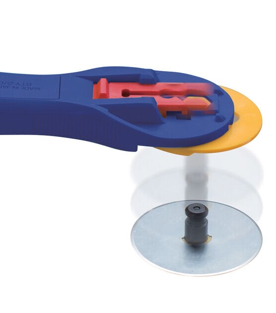 Olfa 45mm Splash Rotary Cutter Navy, , hi-res, image 4