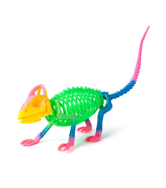 17.5in Halloween Rainbow Lizard Skeleton by Place & Time