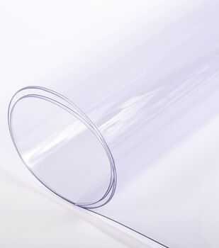 Peachtree Fabrics Clear Vinyl .030ga Interleavd/Fr Industrial Vinyl Fabric by Decorative Fabrics Direct