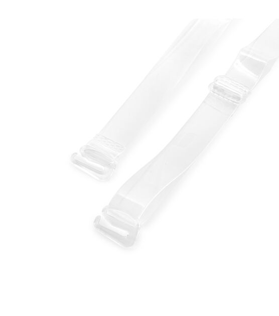 Intimates Solutions Clear Adjustable Replacement Bra Straps (1 Pair) -  Clear, One Size