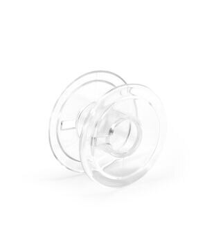 SINGER Class 15 Plastic Bobbins Transparent 4ct