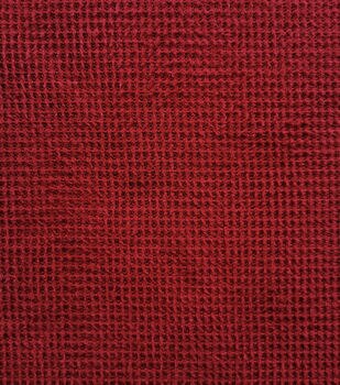 Solid Cozy Ribbed Knit Fabric