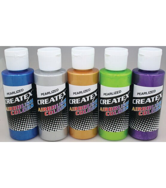 Createx Airbrush Colors Paint 4 Color Primary Set