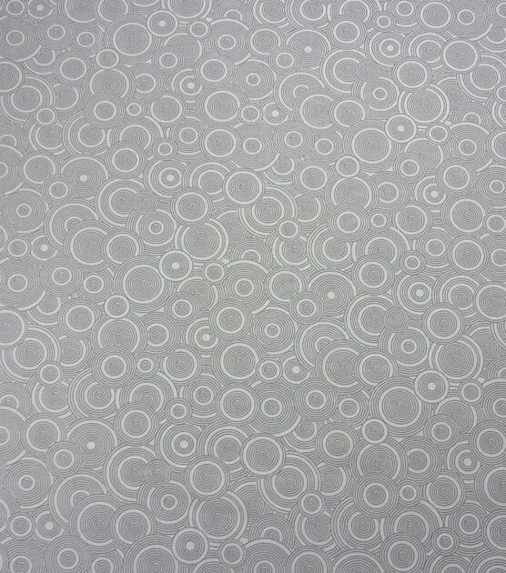 Light Gray Circles Quilt Cotton Fabric by Quilter's Showcase