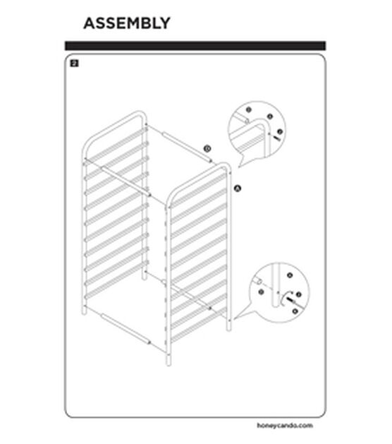 15" x 38" Multicolor 10 Drawer Rolling Storage Cart by Top Notch, , hi-res, image 11