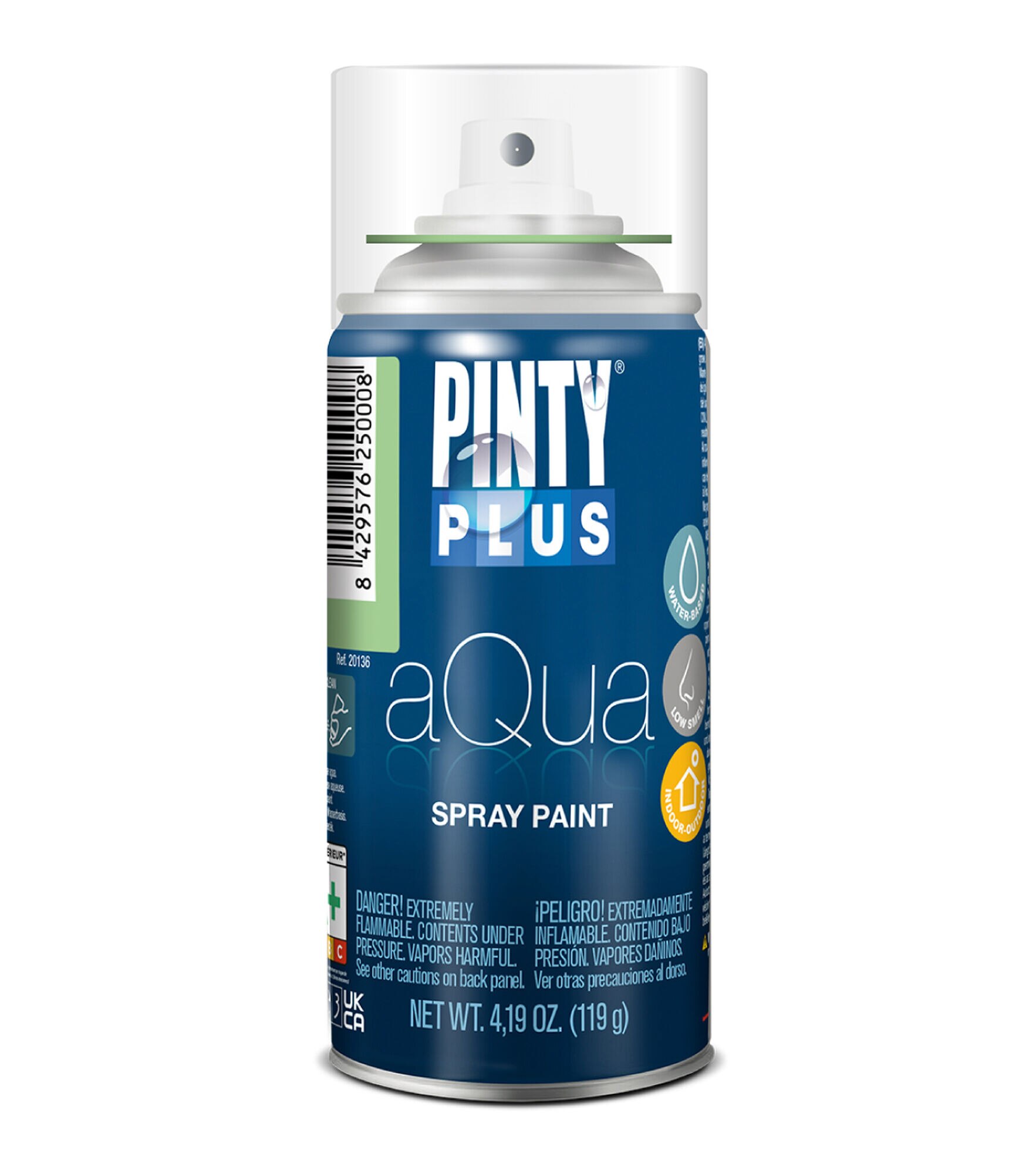 Pintyplus Aqua Spray Paint - Art Set of 8 Water Based 4.2oz Mini Spray  Paint Cans.