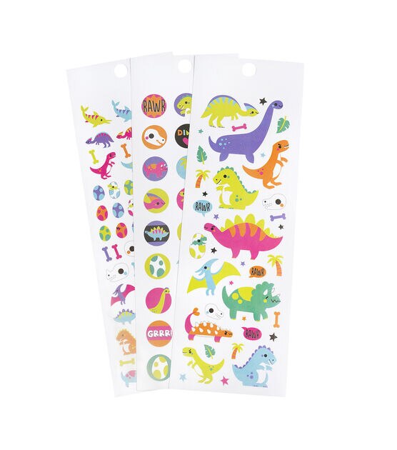 American Crafts Stickerbook Dinosaur, , hi-res, image 2