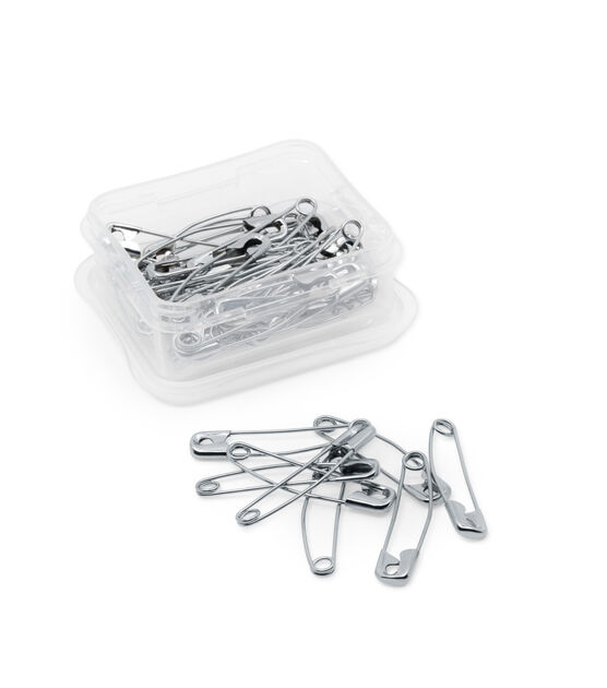 Dritz Safety Pins, Assorted Sizes, Nickel, 100 pc by Dritz