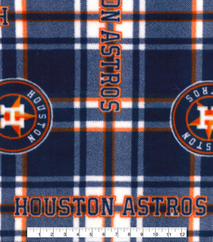 Fabric Traditions Houston Astros Fleece Fabric Vintage