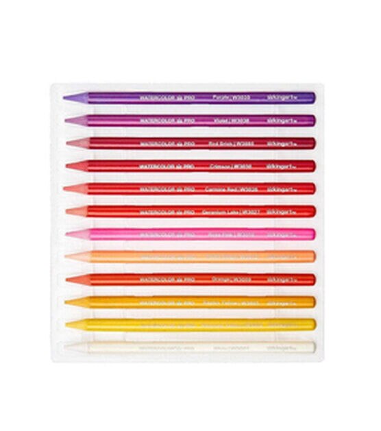 Kingart Woodless Pencil Set 24/Pkg-Watercolor