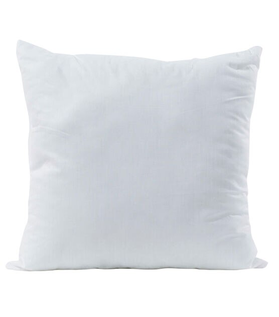 Pillow Insert, Square, Non Woven Polyester Cover With Polyfibre Filling,  Sizes Offered Are From 10X10 to 18X18 Inches. 