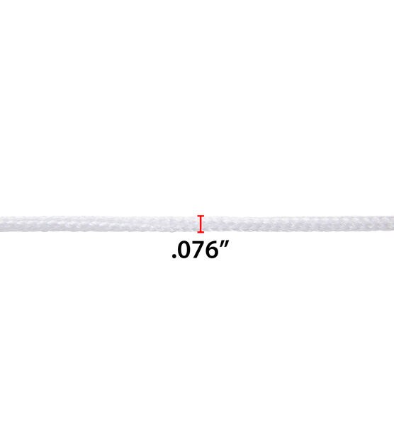 #2 Nylon Cord White, , hi-res, image 3