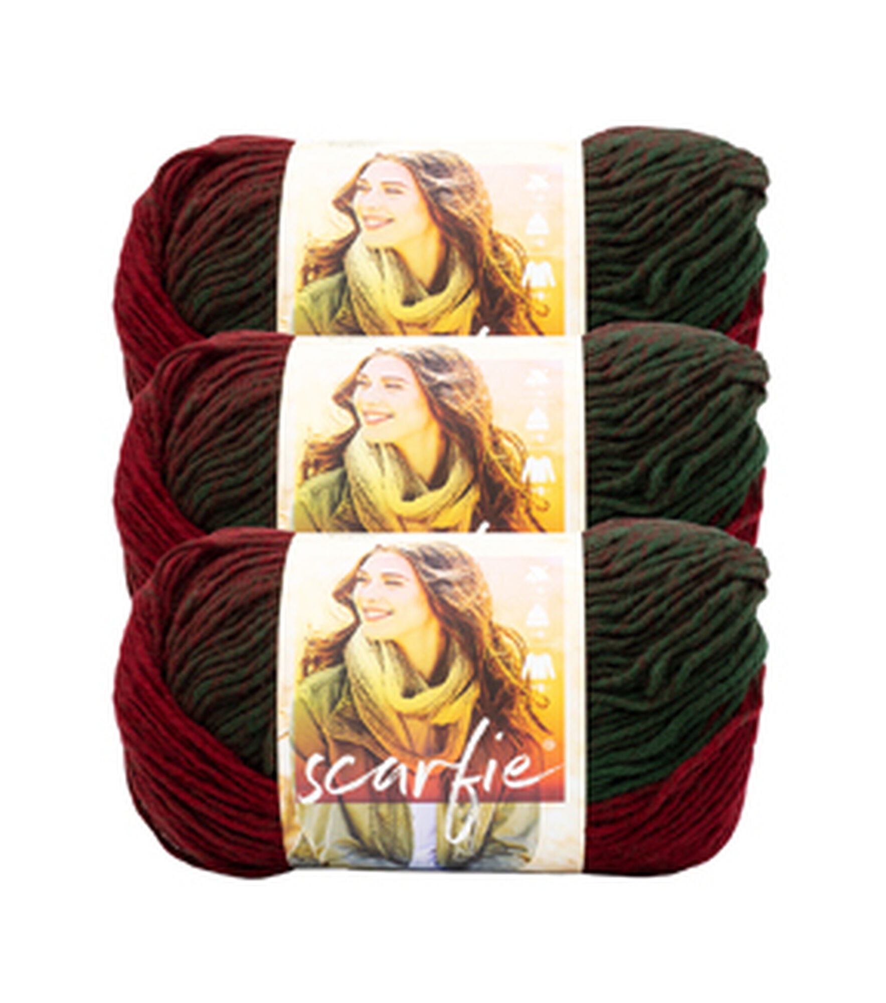 Lion Brand Yarn Jiffy Bonus Bundle, Acrylic Yarn for Crochet,  Forest, 1 Pack