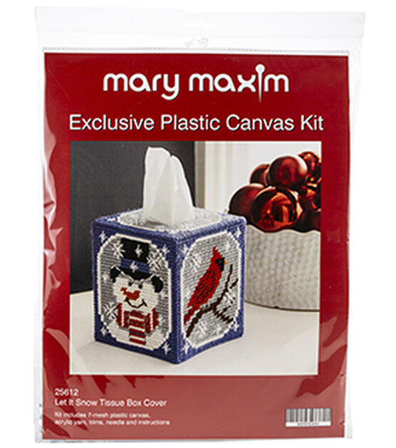 Mary Maxim Plastic Canvas Tissue Box Kit 5 Monarch Butterfly (7 Count)