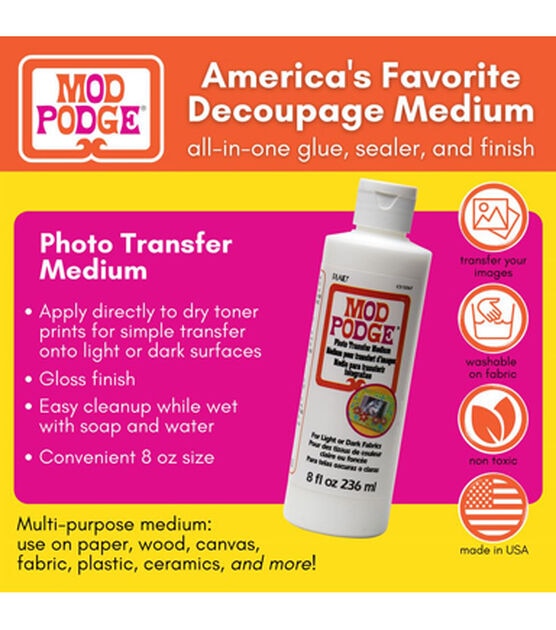 Mod Podge Photo Transfer Medium, 2oz - The Art Store/Commercial Art Supply