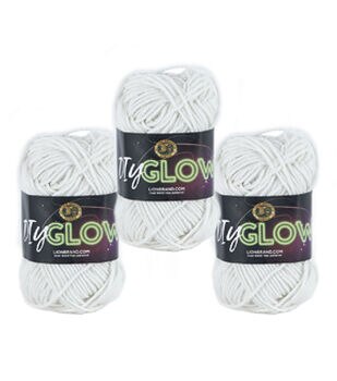 1 Skein) Lion Brand Yarn Summer Nights Yarn, Cast Away