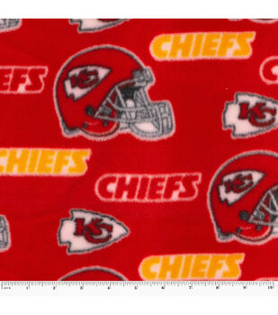NFL Kansas City Chiefs Fleece Fabric