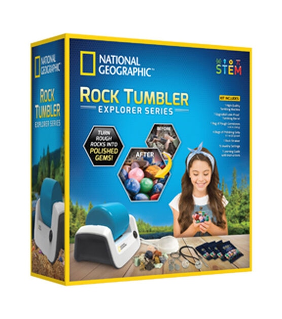 National Geographic Starter ROCK TUMBLER Kit Review - Ordinary Rocks To  Extraordinary Gems - Best Gifts Top Toys