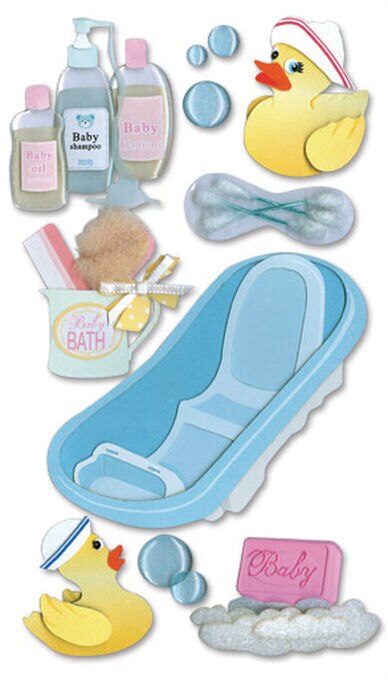 Jolee's Boutique Dimensional Stickers Bath Time