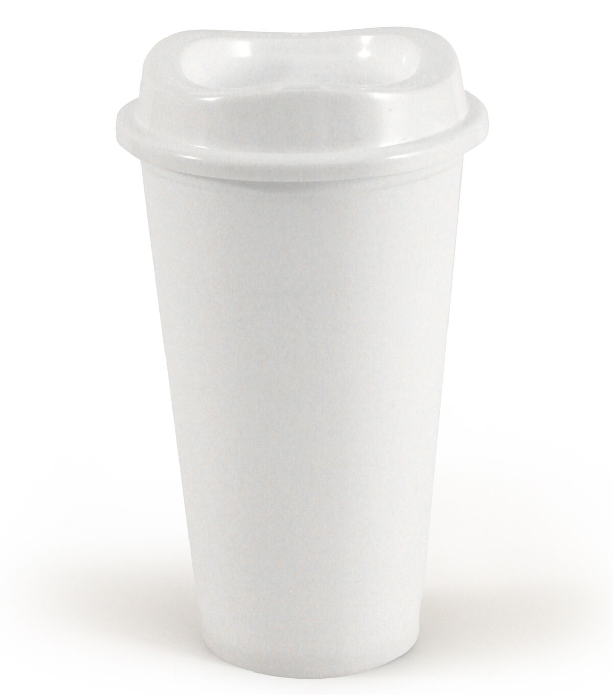 Plastic Travel Mug White JOANN