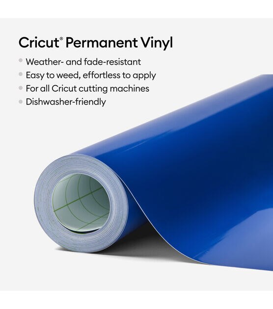 Cricut 12" x 15' Bulk Permanent Vinyl Roll, , hi-res, image 3