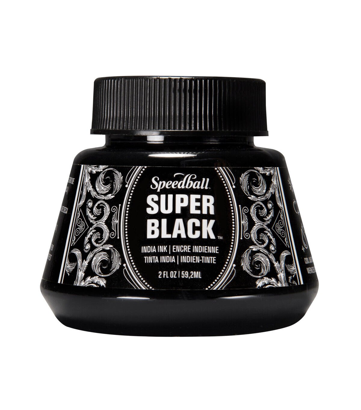 speedball super black india ink 1 quart 424917