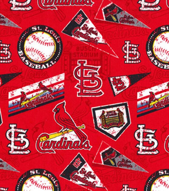 St. Louis Cardinals MLB Licensed Cotton Fabric, 60 in wide