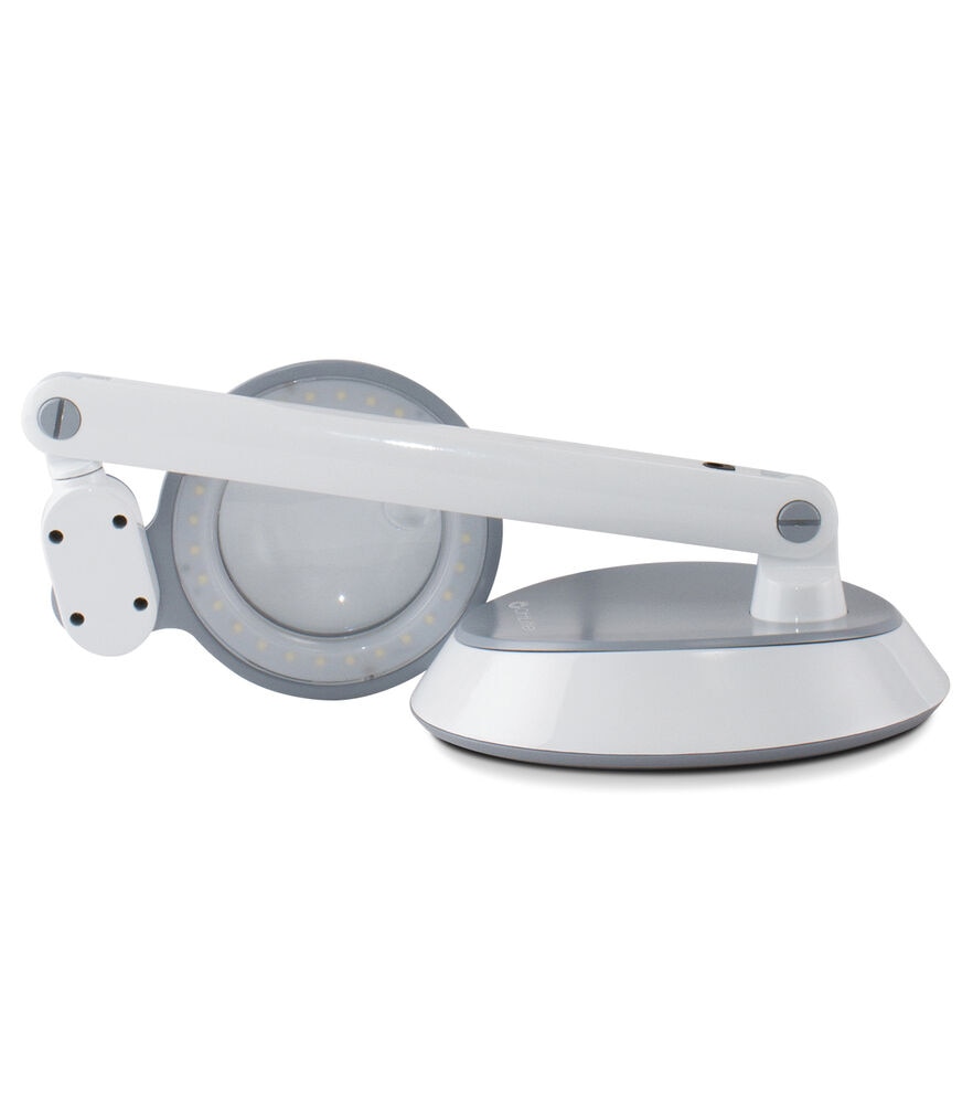 OttLite 15" LED Magnifier Desk Lamp, White, swatch, image 2