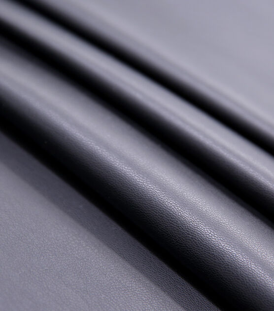 Black Faux Leather Fabric