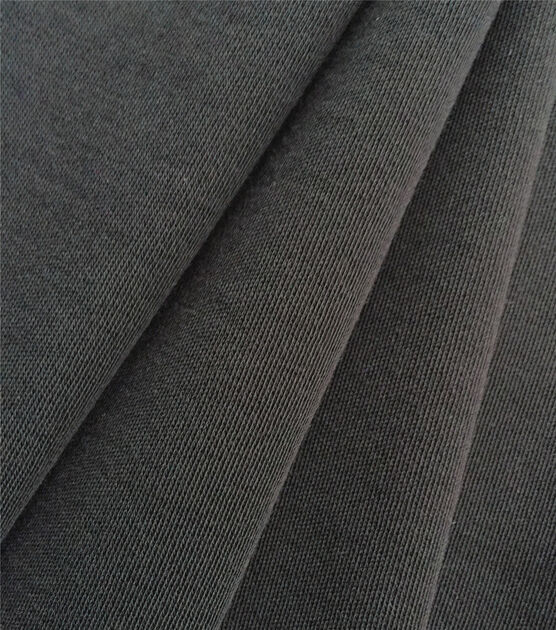 Knit Solids Pima Cotton Spandex Fabric Black | JOANN