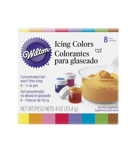 Wilton 8 Icing Colors Set